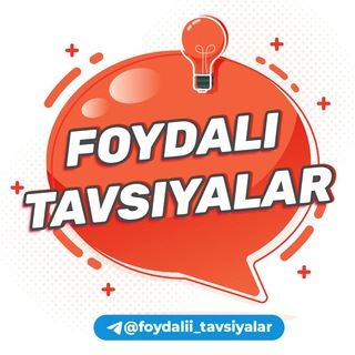 FOYDALI TAVSIYALAR