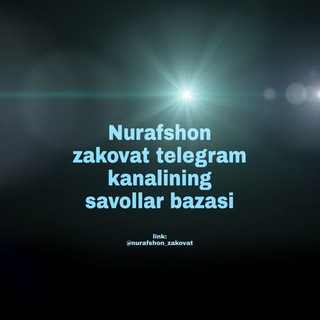 Nurafshon zakovat savollar bazasi