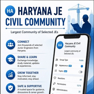 Haryana JE/AE Civil Community