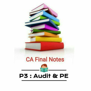 P3 Audit & PE : CA Final Notes