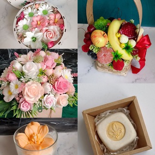 Ecomilo ✨ Букети з мила💐 Натуральний зефір 🍥Тверді шампуні 🧼 Аромасвічки 🕯️і аромасаше🫶