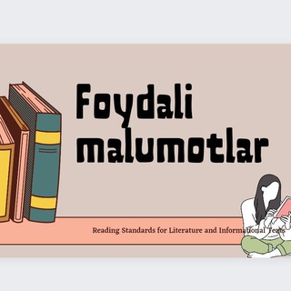Foydali malumotlar