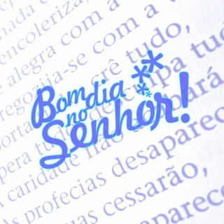 Bom dia no Senhor!!