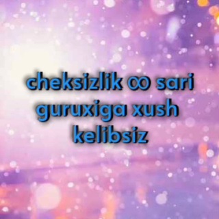 🌸🕊Cheksizlik ∞ Sari🕊🌸