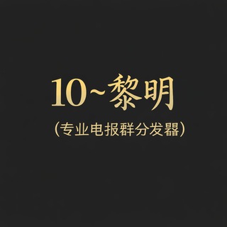 十~黎明 TG 广告代发货工作室