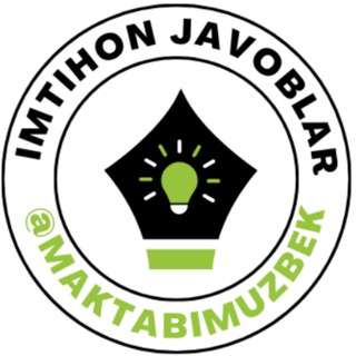 Maktab Imtihon Javoblari 2024📝