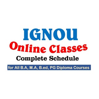 IGNOU Classes Link Online / Offline
