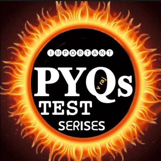 🥇 PYQS TEST SERIES QUIZ BOT 🎖