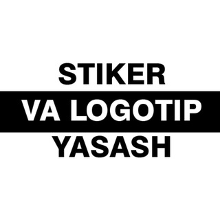 Stiker va logotip yasash kanali