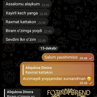 Fotima_Brend_Adminka 📩
