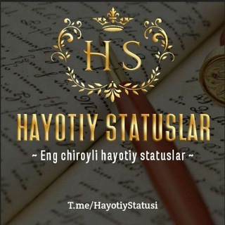 HAYOTIY STATUSLAR ✍️