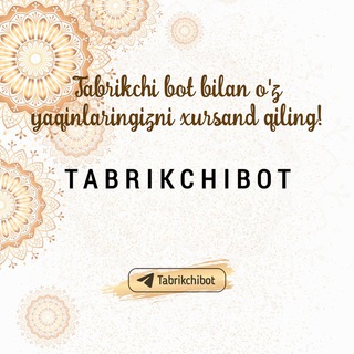 TABRIKCHI BOT — Yangi yil 2026