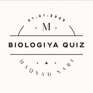 🌿Biologiya quiz🌱🌏