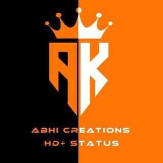 ABHI CREATIONS 🧡 HD STATUS