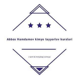 Hamdamov Abbos kimyo o'qituvchisi🧪