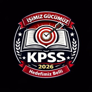 Hedef 2026 | KPSS Çalışma Grubu