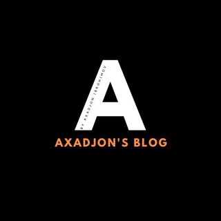Axadjon's blog