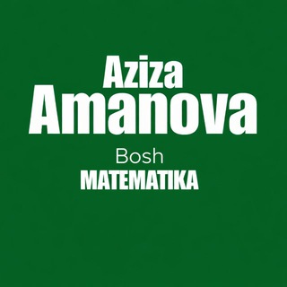 Amanova | boshmatematika
