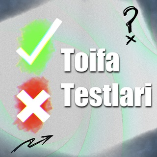 Toifa testlari