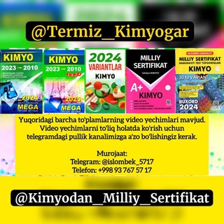 Kimyo: Sertifikat, Mega, Variant Yechimlari
