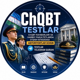 ChQBT_TEST_O‘ZBEKISTON🇺🇿