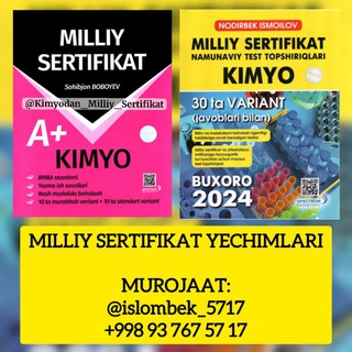 Milliy Sertifikat Yechimlari