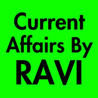 Current Affairs By Ravi ✅