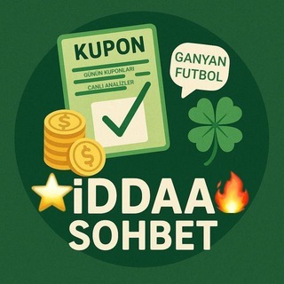 ⚽️🔥 GANYAN FUTBOL 🟢 İDDAA SOHBET ANALİZ TAHMİN GRUBU