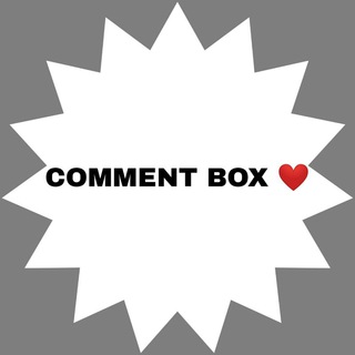 COMMENT BOX ❤