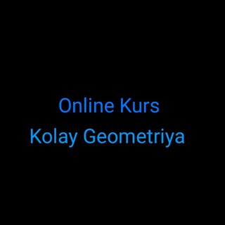Kolay Geometriya kursi