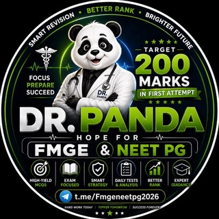 DR PANDA HOPE FOR FMGE & NEET PG WITH DR. PANDA