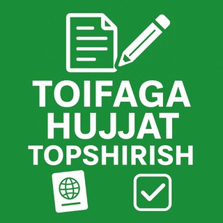 TOIFAGA HUJJAT TOPSHIRIB BERISH XIZMATI