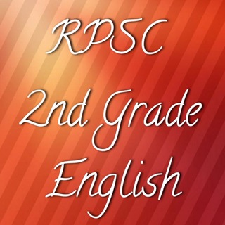 Grade 2nd English (RPSC Second Grade English)