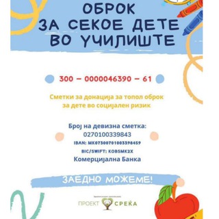 Крипто донации Македонија