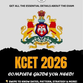 KCET/NEET/2 PUC SCIENCE pab updates 2026