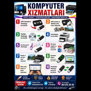 TO'Y MAROSIMLARNI 📼VHS KASETA VA DVD DISK 💿 FLESHKAGA KO'CHIRISH💿📼📱💾🎬💽📺