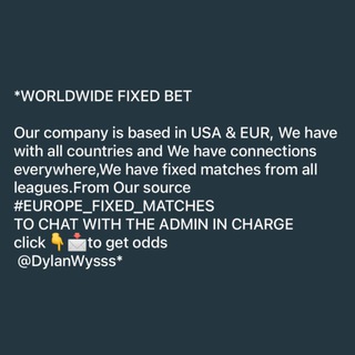 WORLDWIDE FIXED BET®️