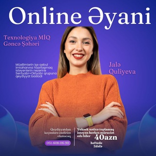 TEXNOLOGİYA BƏLƏDÇİSİ