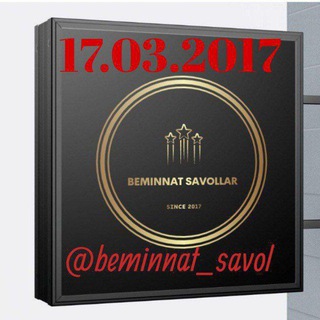 ☆BEMINNAT SAVOLLAR☆