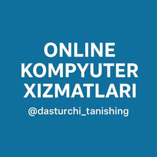 Kompyuter xizmatlari 🇺🇿