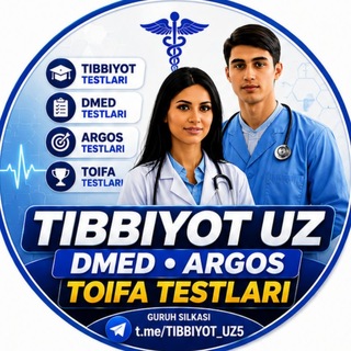 TIBBIYOT UZ. DMED ARGOS TOIFA TESTLARI.