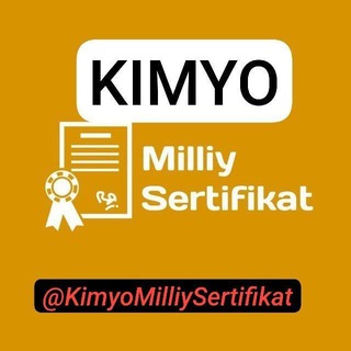 KIMYO Milliy Sertifikat || Islom Rasulov