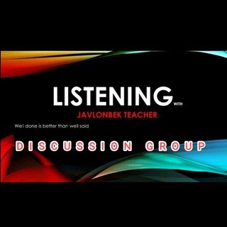 Listening | Discussion group