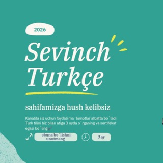 Sevinç Türk Dili🇹🇷 chati