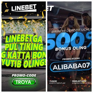 1xBet- ALIBABA07 Linebet- TROYA Bonus 200%