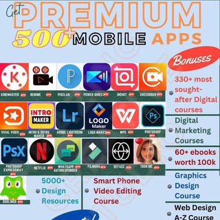 PREMIUM ACCESS TO 500+ MOBILE SOFTWARE CHAT