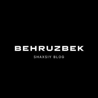 Behruzbek's Blog