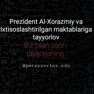 Prezident maktabi testlari